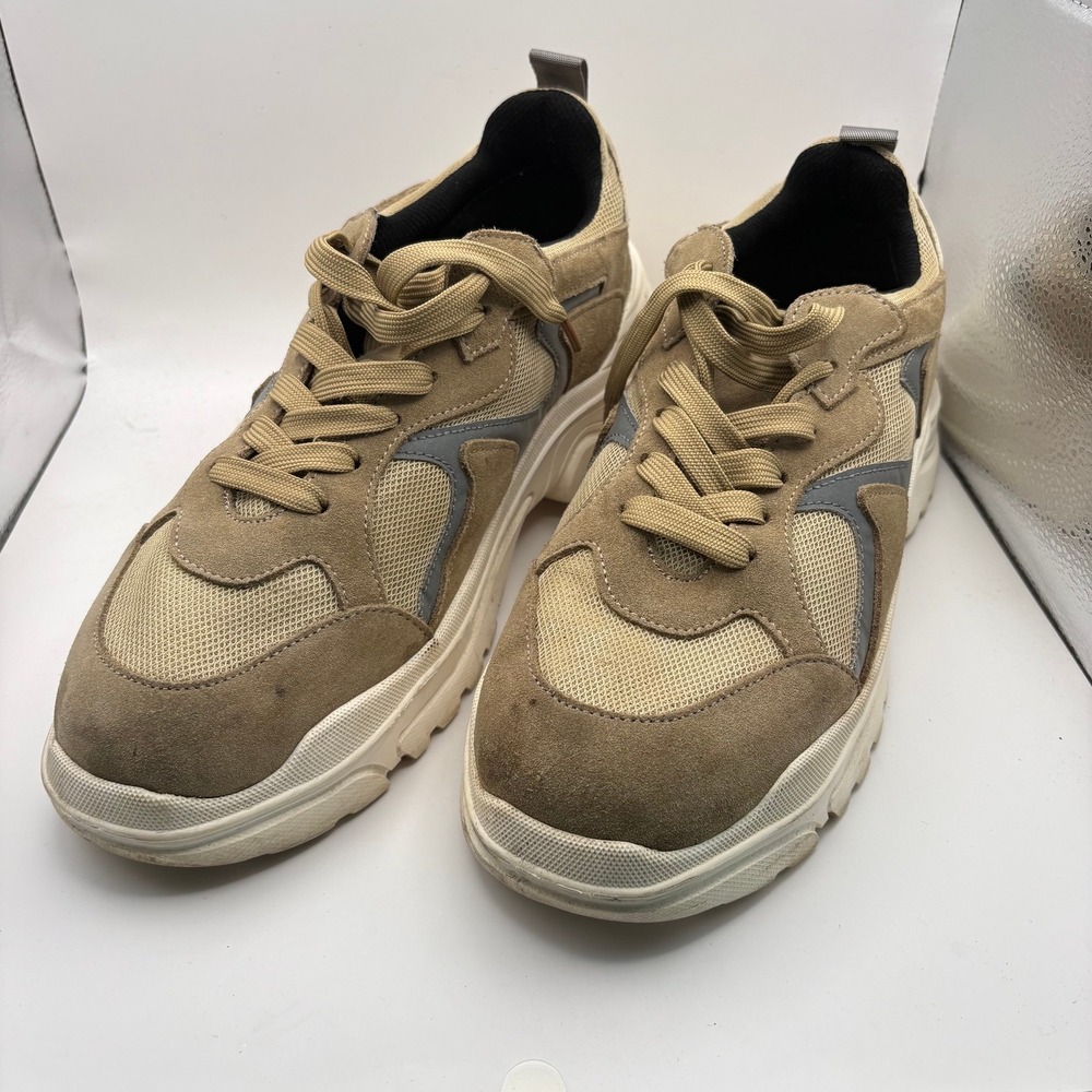 INC International Concepts Byron Mens 10.5M Tan Chunky Sneakers 10009284400